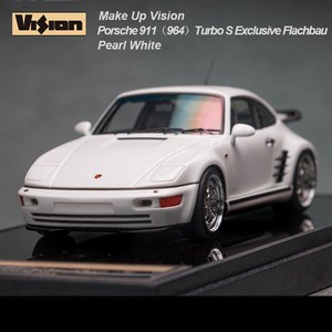 1 43 Scale 1994 Porsche 911 964 Turbo S 3 6 Flachbau Pearl White Resin Car Model Ebay