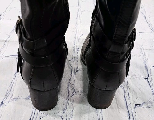 Tommy Hilfiger WOMENS SIZE 6 Gerdie Brown Leather Knee High Riding Boots - Picture 11 of 18