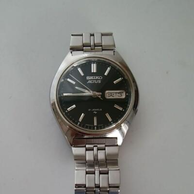 タク SEIKO ACTUS SS 21JEWELS Vintage SEIKO 5 ACTUS 21 JEWELS men's Watch VINTAGE automatic | eBay