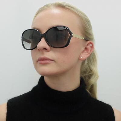 Gucci Sunglasses 0076S 002 Black Gold Grey Gradient | eBay display picture 1