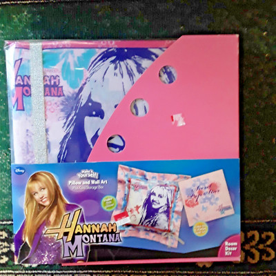 Hannah Montana Make It Your Self Pillow and Wall Art new old stock.