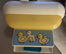 Vtg Lillian Vernon Duck Themed Plastic Crib Light Baby Simple To Attach To Bed