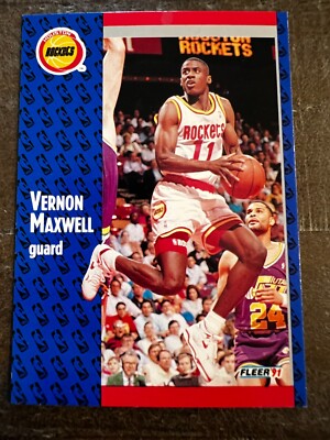 1991 Fleer NBA Basketball Card #76 Vernon Maxwell (G9) | eBay
