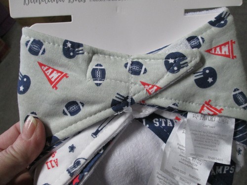 LeBeBe Favorite Bandana Bibs, 4 Pack, Sports Theme, NEW - Picture 3 of 3