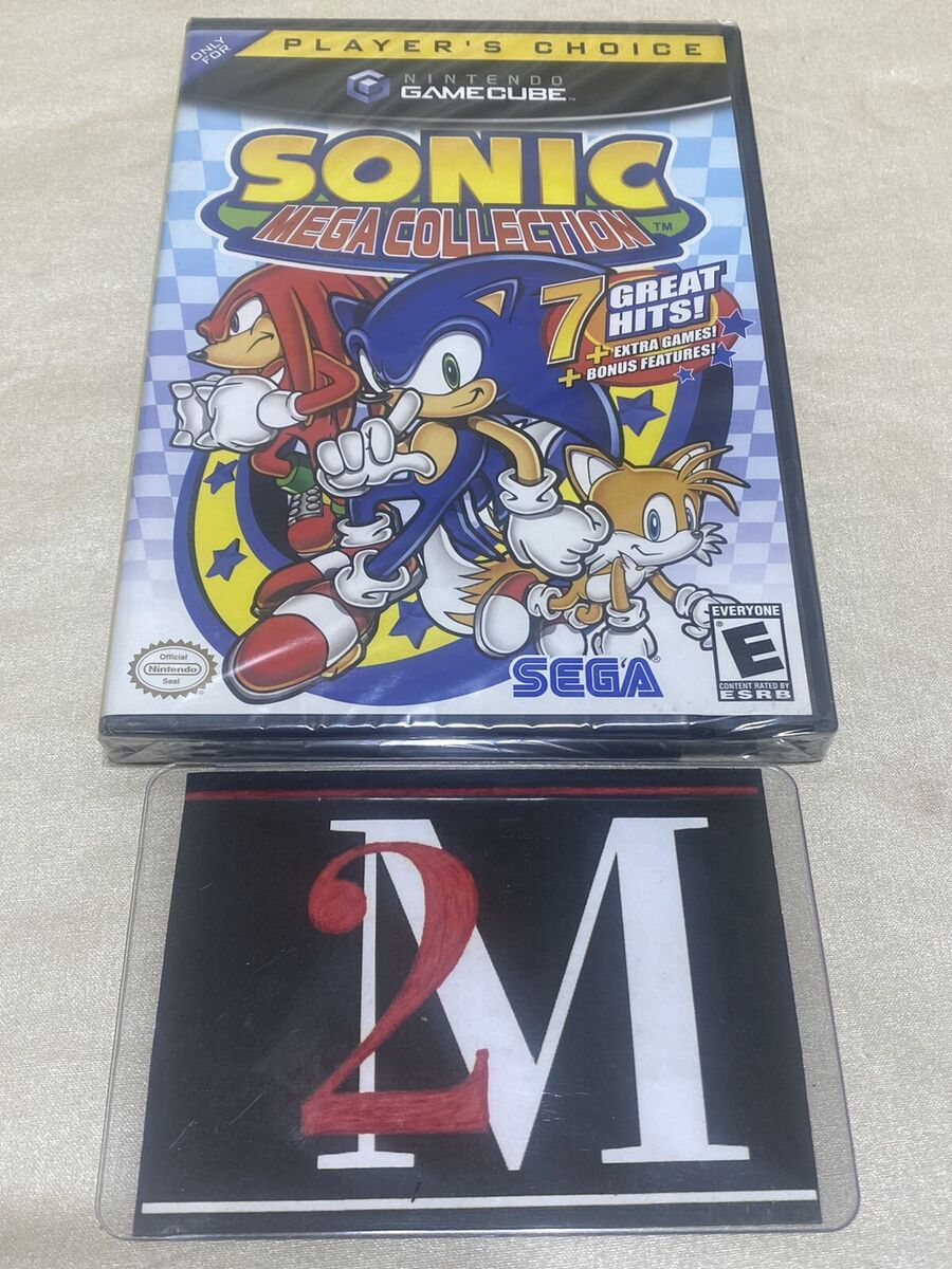 Sonic Mega Collection Nintendo GameCube Game Case Hedgehog 1 2 3 Games Cube  SEGA