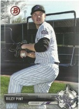 2017 Bowman Draft Baseball RILEY PINT Card # BD-111 ROCKIES
