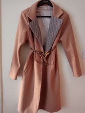 Dc Beige Coat With Tartan