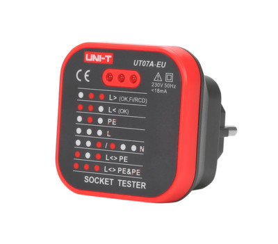 5901890027694 Tester gniazd sieciowych Uni-T UT07A-EU Uni-t