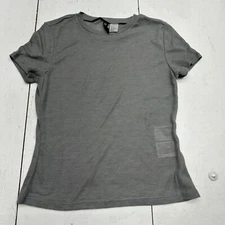 Divided H&M Gray Short Sleeve Shirt Womens Size Small