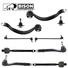 Bison Performance 10pc Front Control Arm Sway Bar TieRod Ends Kit For Land Rover