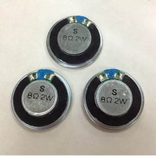 Altavoz magnético micro interno 2W 8 Ohm 2 piezas 28 mm de diámetro con cable pin - Imagen 8 de 11