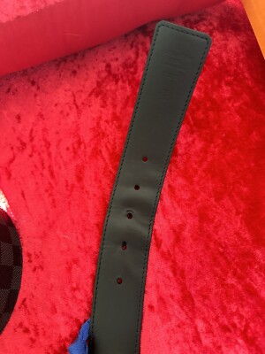 Louis Vuitton LV Initial Belt Men's Black size 38 US or 95