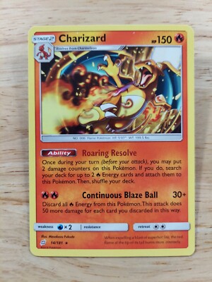 pokemon team up card values Charizard 14/181 Team Up NM Rare (Non-Holo) Pokemon Card