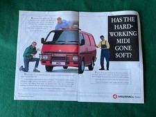 VAUXHALL MIDI VAN 1990 POSTER ADVERT W