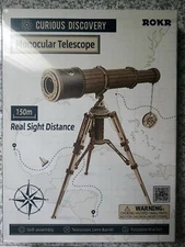 ROKR Monocular Telescope 3D Wooden Puzzle Toy Kit Best DIY Gift ST004