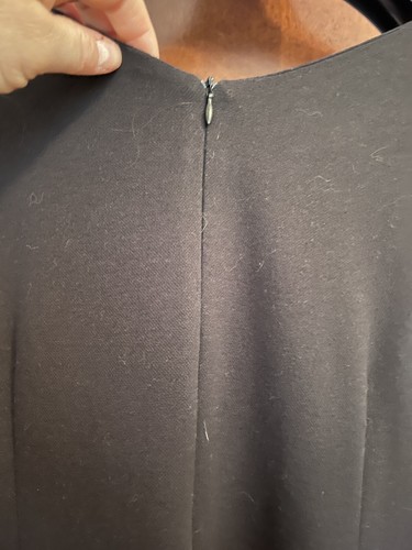 Vestito Tubino Donna taglia 50 molto femminile nero marrone - Foto 3 di 6