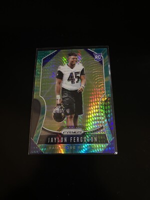 Jaylon Ferguson 2019 Panini Prizm Hyper Prizm /175 RC Ravens 379 PWE