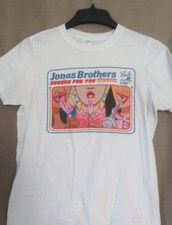 White JonasBrothers S t-shirt