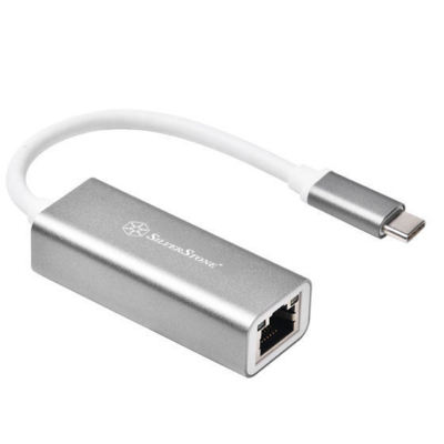 Silverstone EP13C USB3.1 Type-C Gen1 to RJ45 10/100/1000Mb Ethernet Adapter
