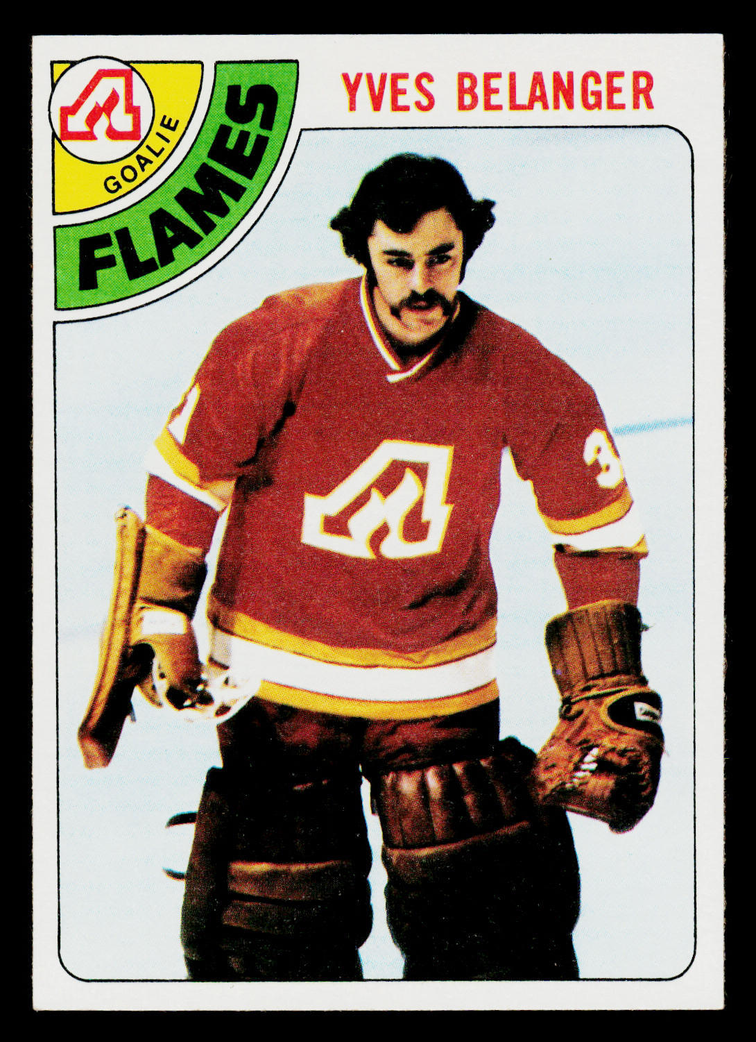 1978-79 Topps #44 Yves Belanger Atlanta Flames Hockey Card