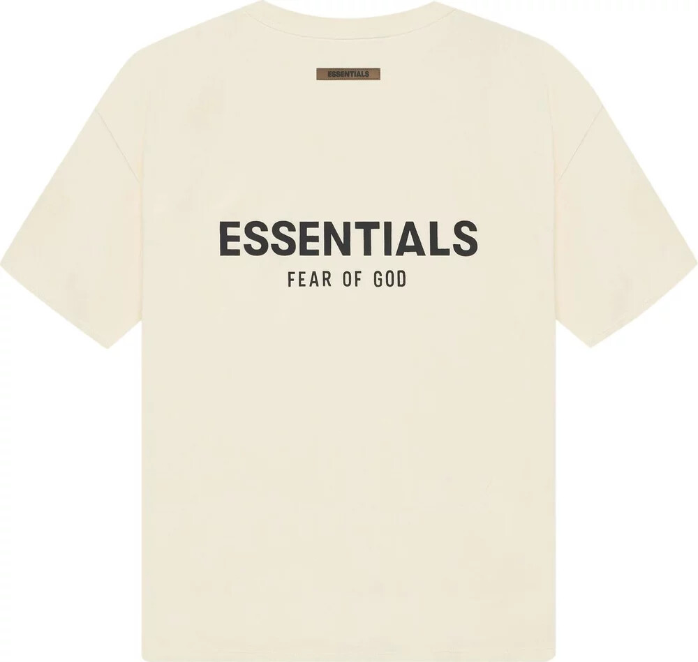 Футболка Fear Of God Essentials с коротким рукавом Buttercream 125SP212001F Мужской размер S-L 14690₽