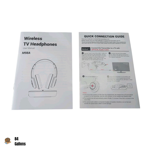 ROSIDA M98A Wireless Headphones for TV Watching (Black) - Picture 15 of 17