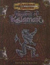KINGDOMS OF KALAMAR CAMPAIGN SETTING w/MAPS VF Sourcebook D D Dungeons Dragon