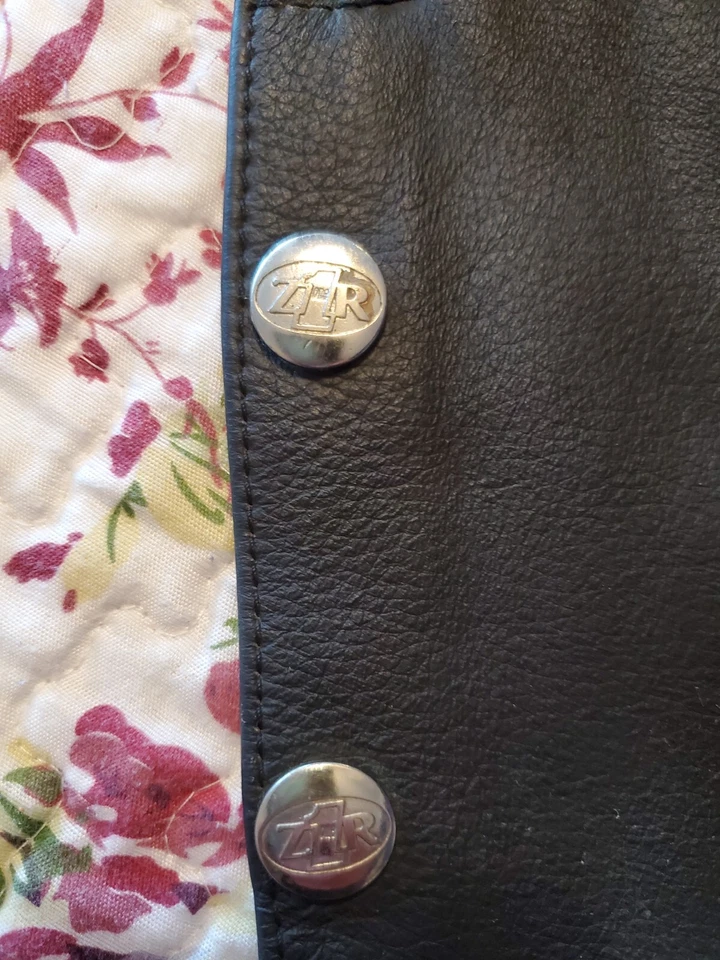 Gorras de montar Z1R de cuero genuino negras ajustables para hombre talla XL Foto 4 de 4