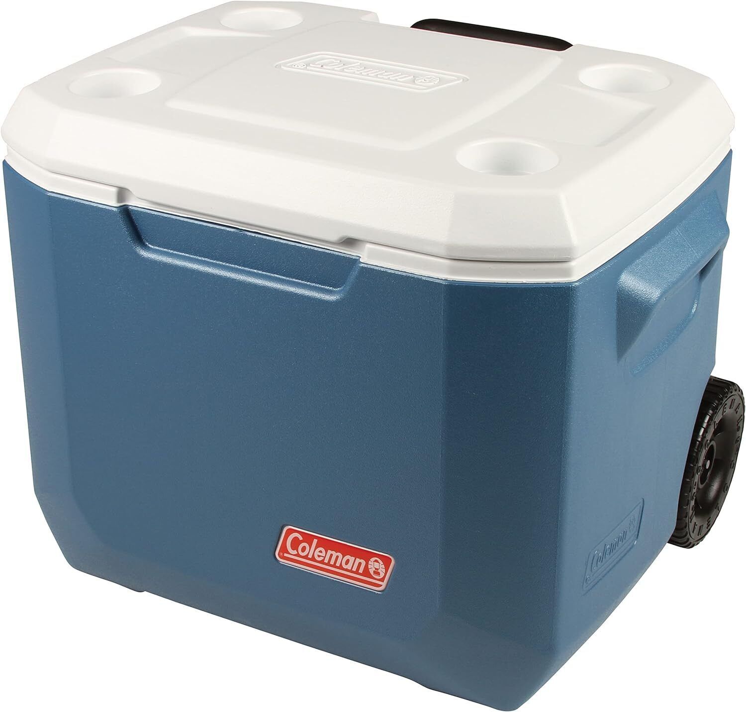 Coleman Portable Rolling Cooler | 50 Quart Xtreme 5 Day Cooler with Wheels