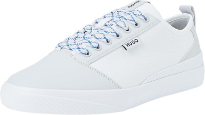 Brandneu Herren Hugo Boss Leder & Mesh Bequem & Leicht Turnschuhe UK Größe 11. 