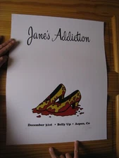 Jane's Addiction Poster Janes Belly Up Aspen Colorado Dec 31