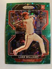2022 Prizm Baseball Luke Williams Green Donut Circles Prizm Rookie RC Dodgers🔥