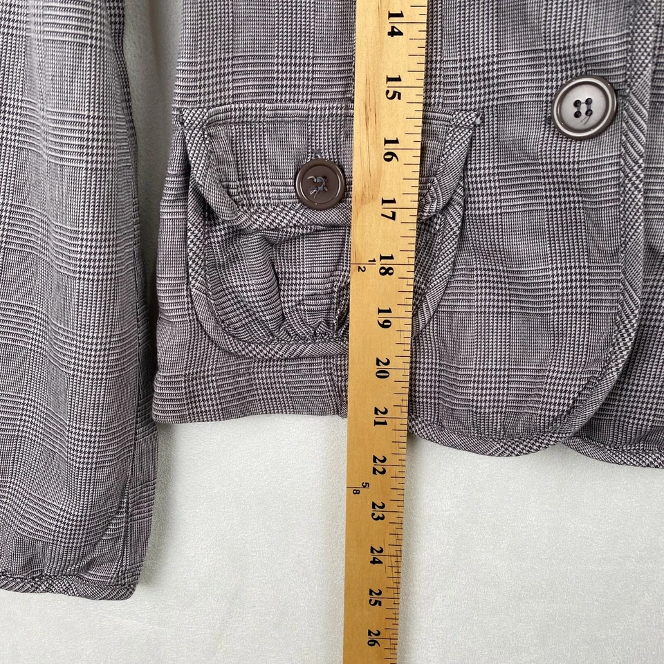 Blazer Paris Blues para mujer talla S pata de gallo blanco/negro Foto 4 de 4