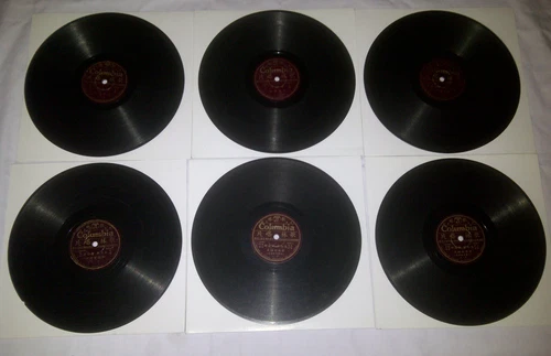 Lot 6x chinese columbia record 78 rpm opera cantonese 廣東話 hakka 客家 北平 peiping ?