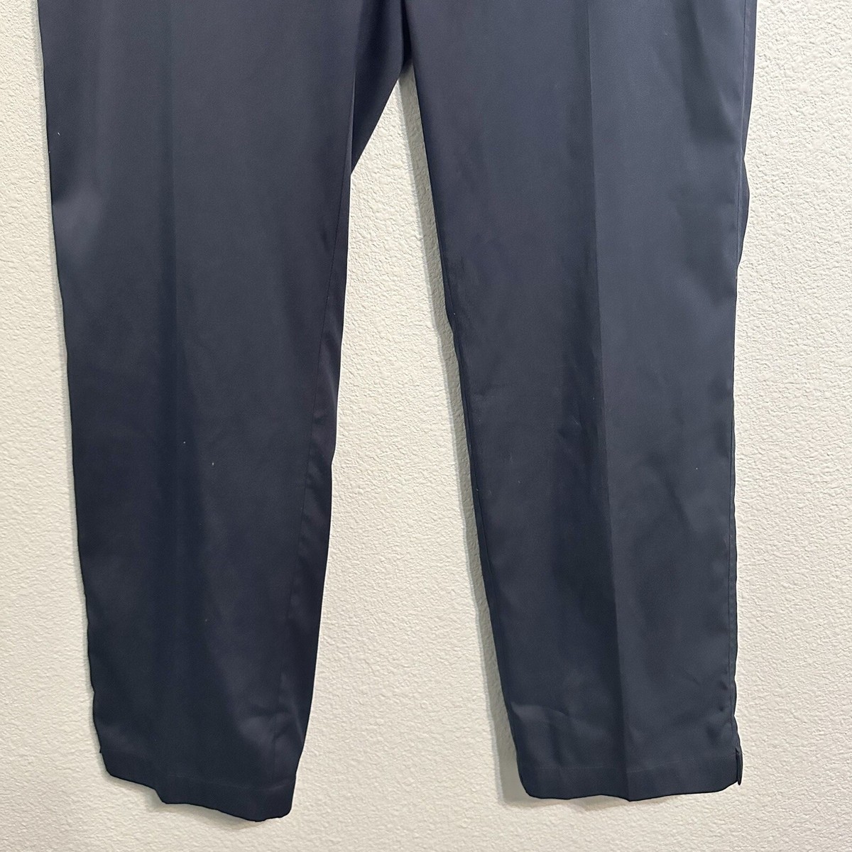 Nike ネイビー ゴルフパンツ 36-34 Nike Golf Flat Front Dri-Fit Tech Pants Blue 472532 Classic