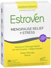 Estroven Once Daily Menopause Relief Stress Relief  Energy Boost Caplets 28 EA
