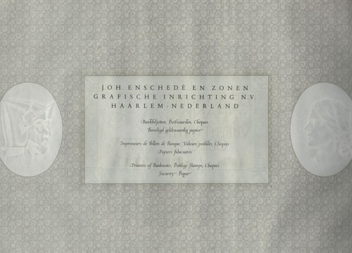 Test Note Joh. Enschede NETHERLANDS "Jelsumer Bank" on French Wmk Paper OAX 65 - Picture 2 of 5