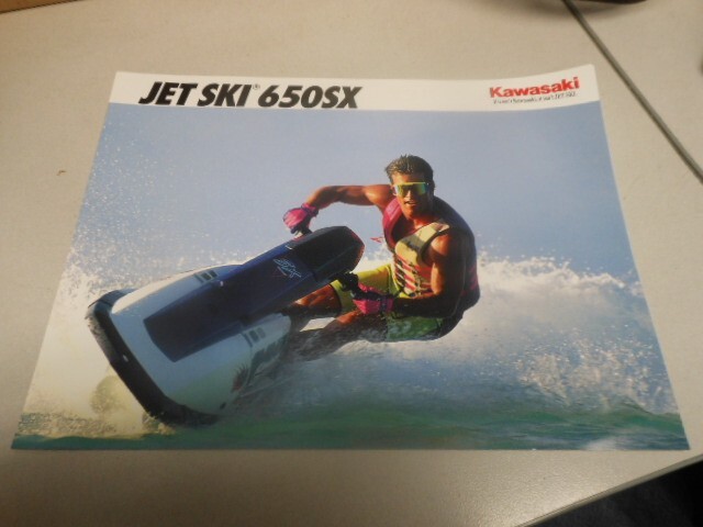 Kawasaki Factory Dealer Brochure 1992 Jet Ski 650SX 99969-2228 | eBay