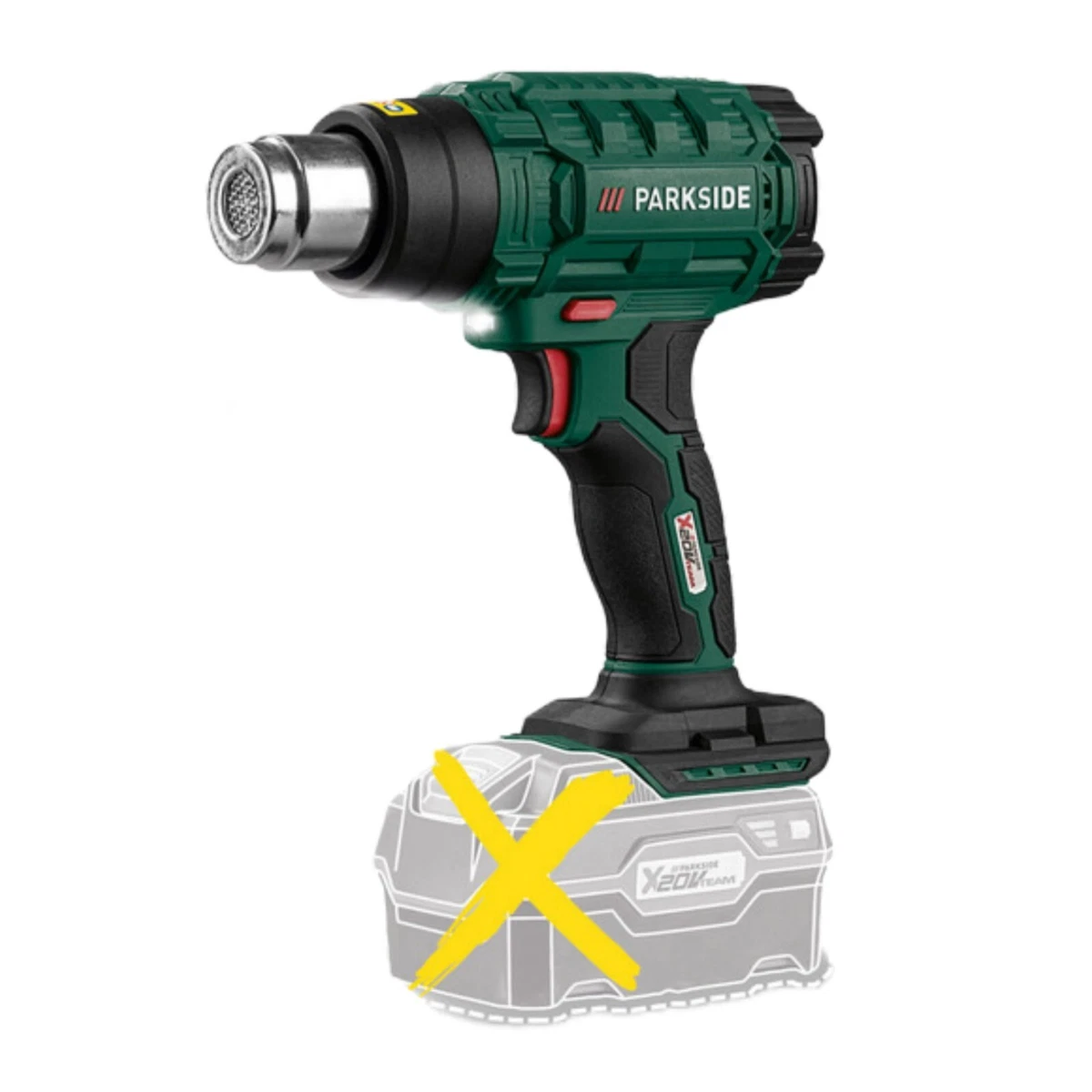 Parkside 20V Cordless Hot Heat Air Gun Blower Bare Unit NO Battery Charger