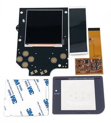 FunnyPlaying Game Boy DMG Retro Pixel Backlight IPS LCD Kit
