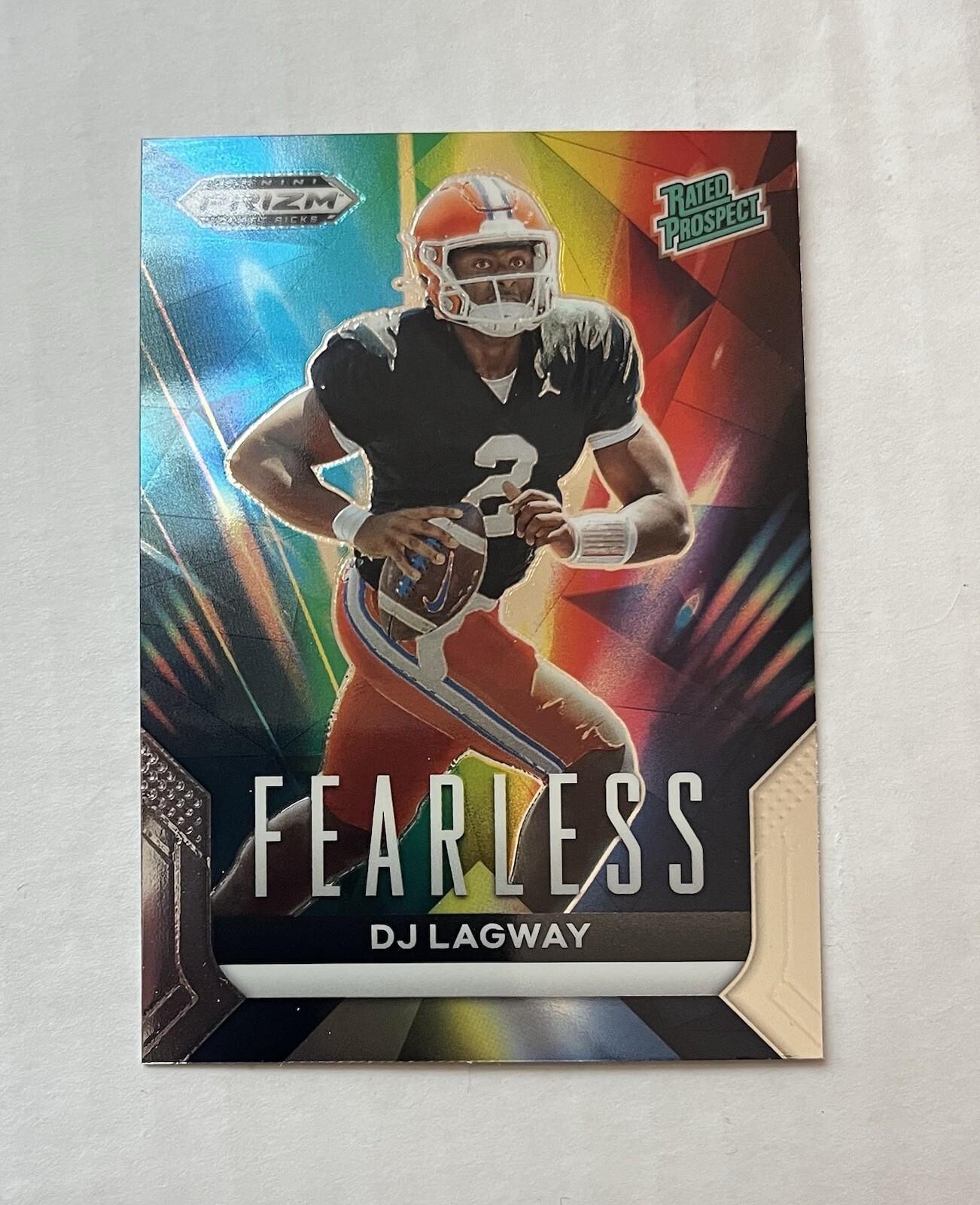 2024 Panini Prizm Collegiate Draft Picks DJ Lagway Fearless Rookie RC #1