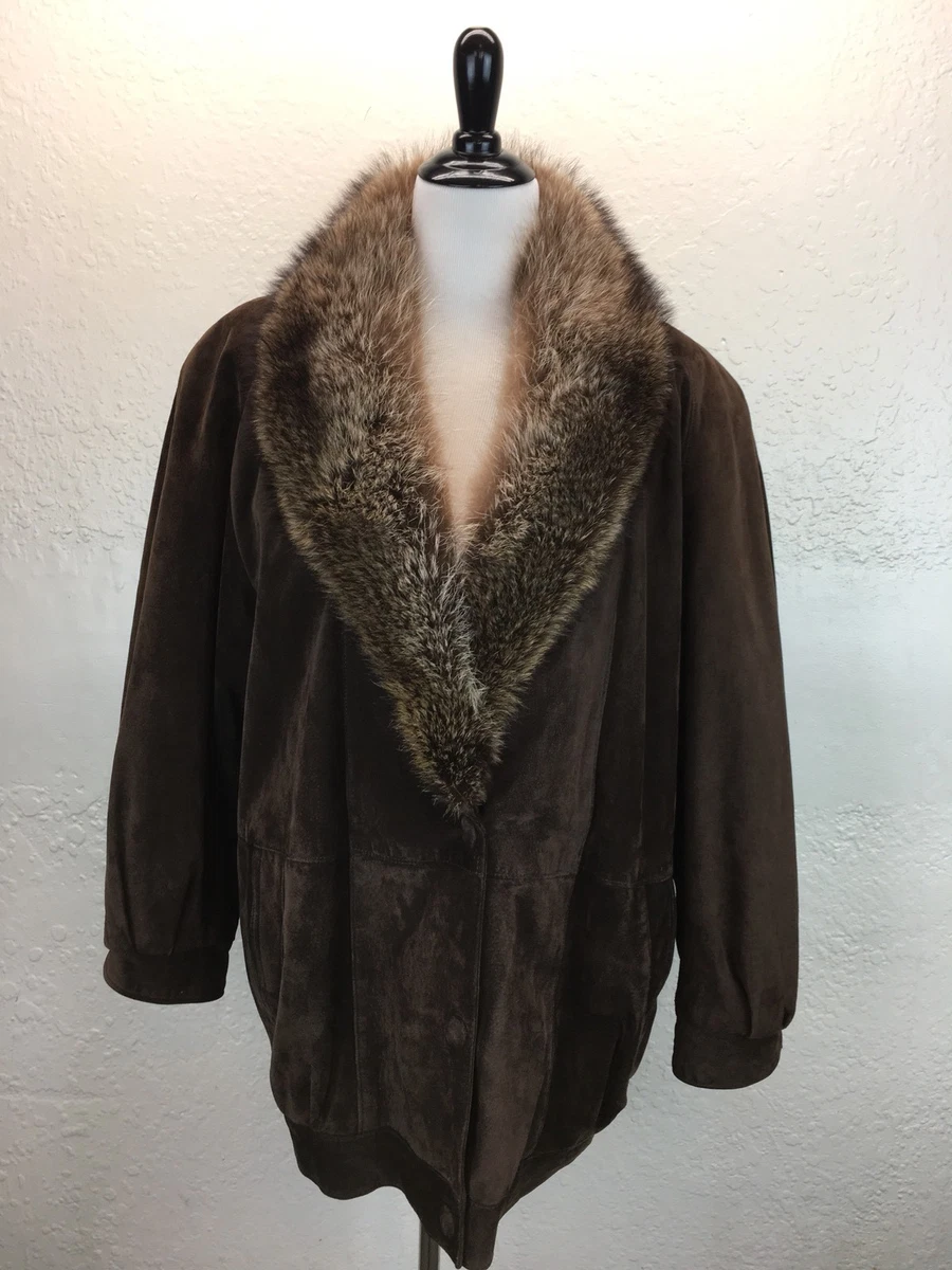 Marvin richards suede clearance coat