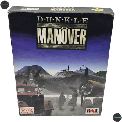 Dunkle Manöver IBM PC CD Spiel Big Box CIB BMS 1998 Vintage 90s