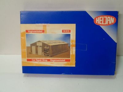 Heljan N 613 Wagenwerkstatt Car Repair Facility Kit Spur N, N scale, top , 1:160