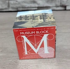 Sealed 2001 Metropolitan Museum of Art 2.75" Photo Block Cube Souvenir Decor