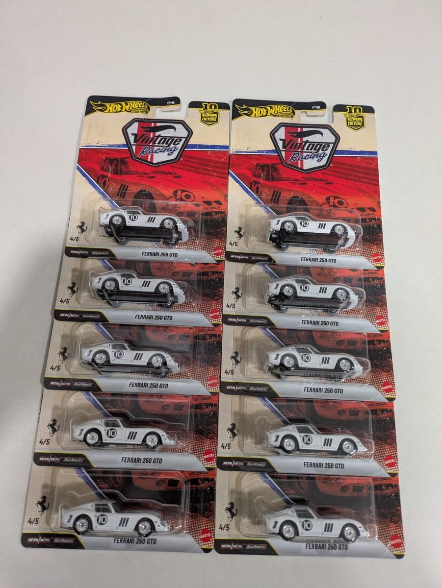 2026 Hot Wheels Premium Car Culture Vintage Racing Ferrari 250 GTO