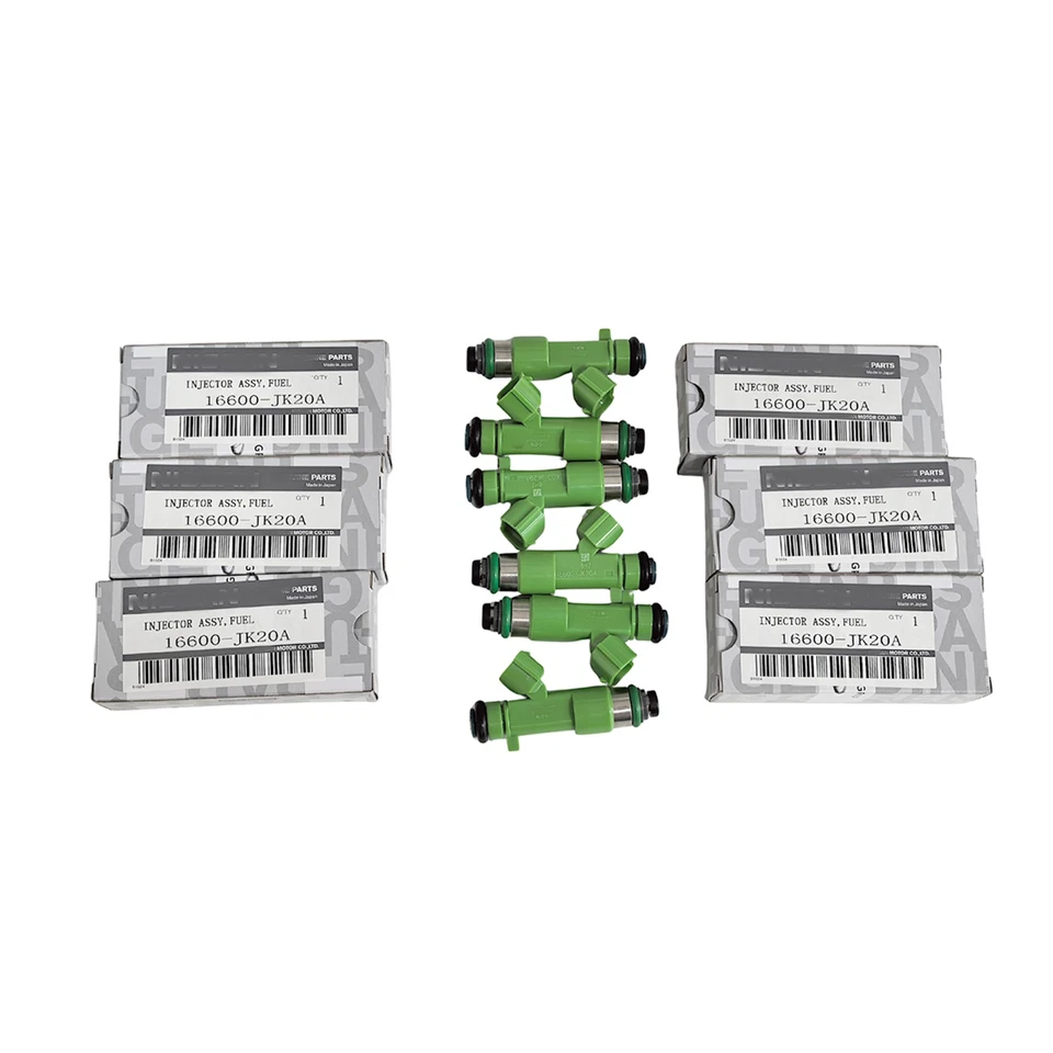 6X OEM FUEL INJECTORS for 2009-2018 Nissan Murano Maxima 3.5L V6 16600-JK20A USA Foto 3 de 4
