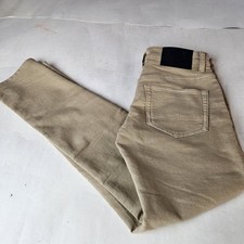 VGB Vintage Genes Black Mens Slim French Terry Denim Camel Jeans New with Tags