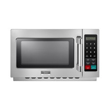 Midea 1034N1A 1000 Watts Medium Duty Commercial Microwave Oven, 1.2 Cu Ft, To...