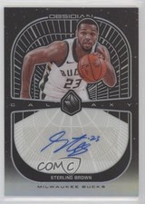 2019-20 Panini Obsidian Galaxy Auto 75/99 Sterling Brown #GA-SBR Auto 5w7